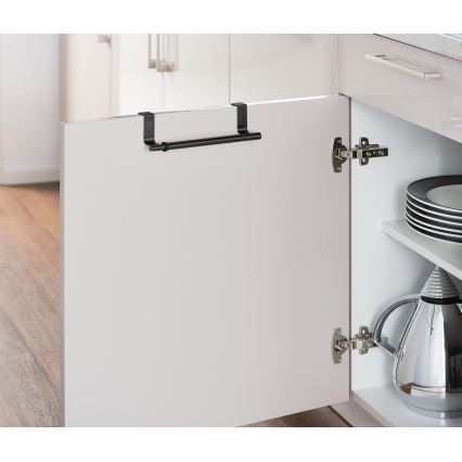 WENKO 53247100 - Handtuchhalter 36-60 cm Edelstahl/schwarz