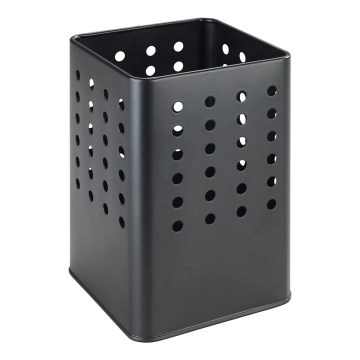 WENKO 54017100 - Besteckhalter SILIO 11,5 x 16,5 cm schwarz