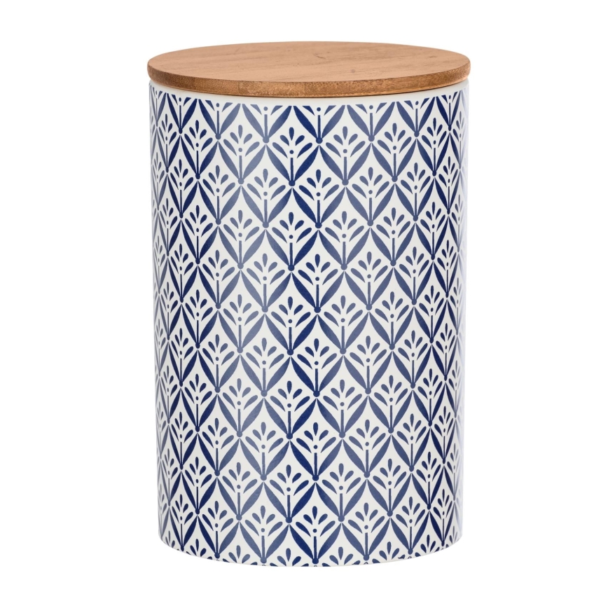 WENKO 54096100 - Aufbewahrungsbox LORCA 12,5x18,5 cm mehrfarbig/braun/grau