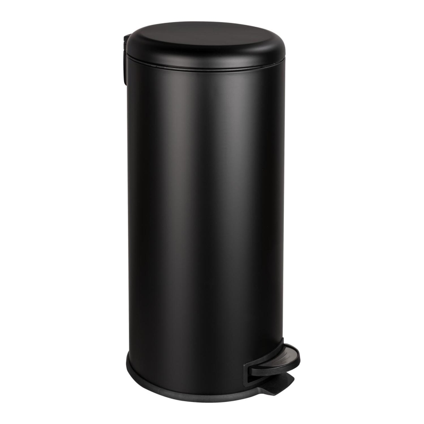 WENKO 54915100 - Wäschekorb LEMAN 30,5 x 64 cm, schwarz
