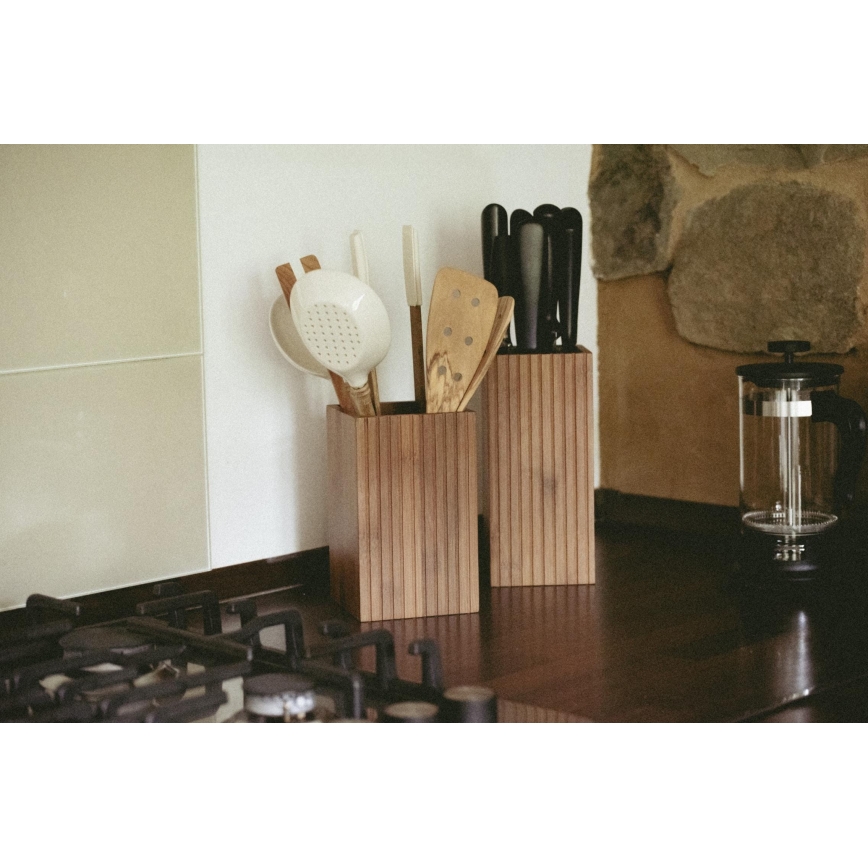 WENKO 54941100 - Küchenutensilien-Set, 3 Stück, 11 x 18 cm, braun