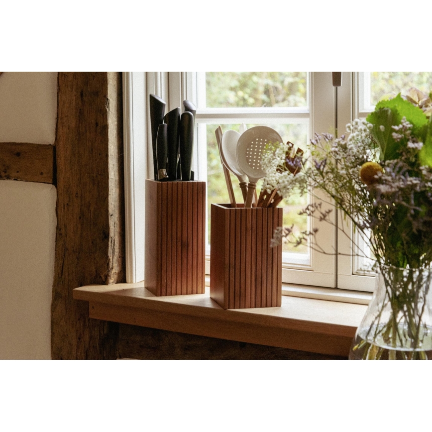 WENKO 54941100 - Küchenutensilien-Set, 3 Stück, 11 x 18 cm, braun