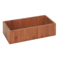 WENKO 54943100 - Aufbewahrungsbox MERA 30 x 15 cm, braun