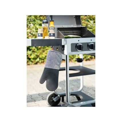 WENKO 55014100-Haken BLACK OUTDOOR KITCHEN 30x6,5 cm schwarz