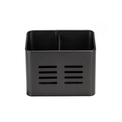 WENKO 55024100-Besteckkorb BLACK OUTDOOR KITCHEN 16x13,5 cm schwarz