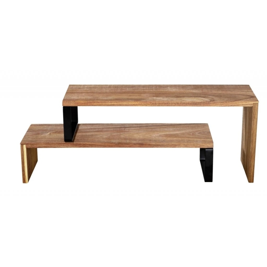 WENKO 55097100-Regal BLACK OUTDOOR KITCHEN 36x16 cm braun/schwarz