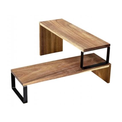 WENKO 55097100-Regal BLACK OUTDOOR KITCHEN 36x16 cm braun/schwarz