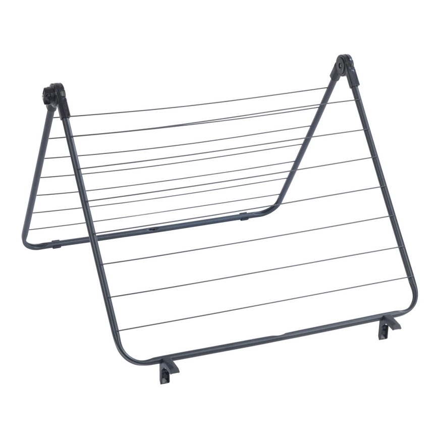 WENKO 63003100 - Wäscheständer CHAMPION 65x114 cm schwarz