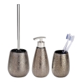 WENKO 69109800 - Badezimmer-Set MARRAKESH 12,5x41 cm braun