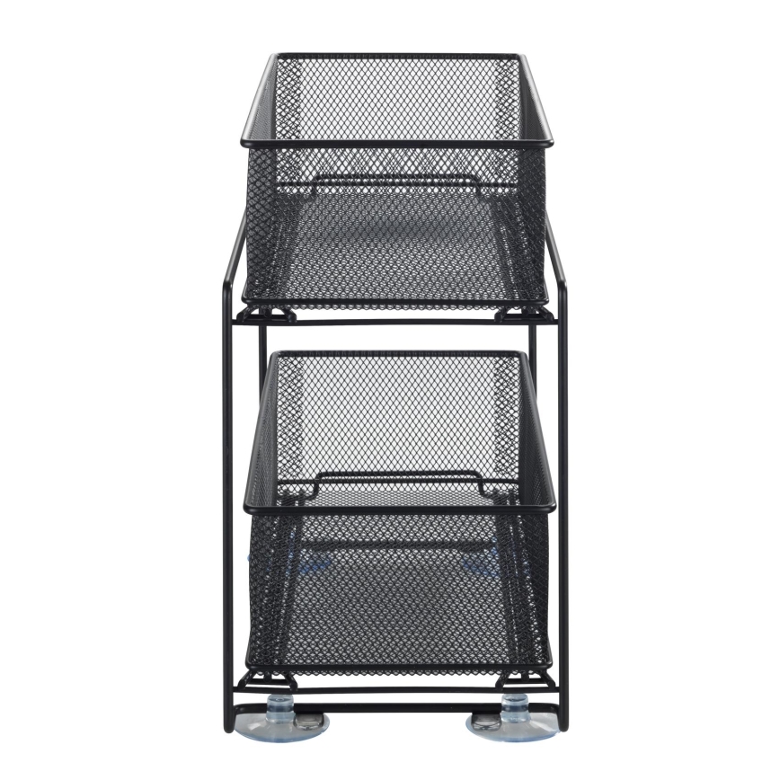 WENKO 69768800 - Steckdosenhalter GIOMA 35x33,5 cm schwarz
