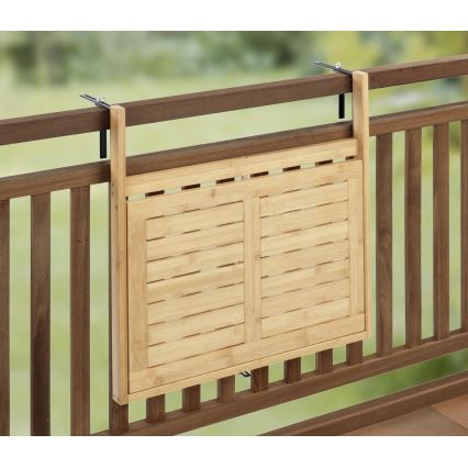 WENKO 69806800 - Tisch WAIKIKI 64x65 cm weiß/braun