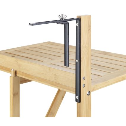 WENKO 69806800 - Tisch WAIKIKI 64x65 cm weiß/braun