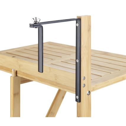 WENKO 69806800 - Tisch WAIKIKI 64x65 cm weiß/braun