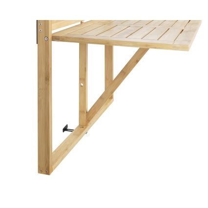 WENKO 69806800 - Tisch WAIKIKI 64x65 cm weiß/braun