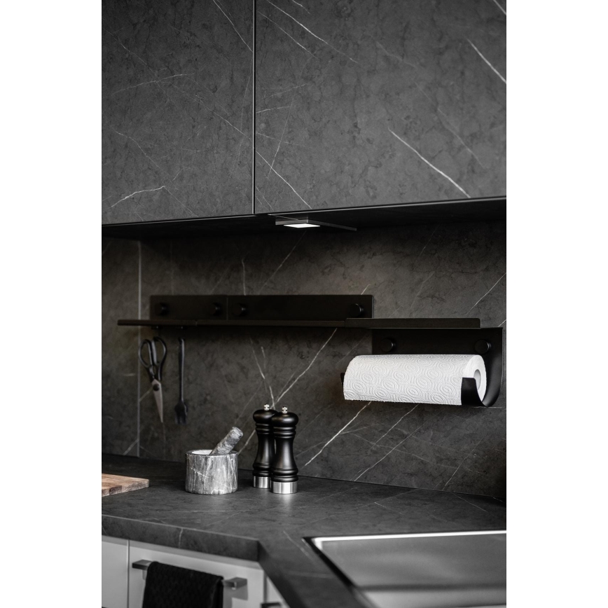 WENKO 71147800 - Regal JET 25x7,5 cm schwarz