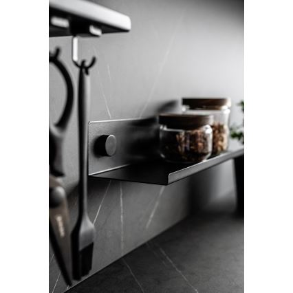 WENKO 71147800 - Regal JET 25x7,5 cm schwarz