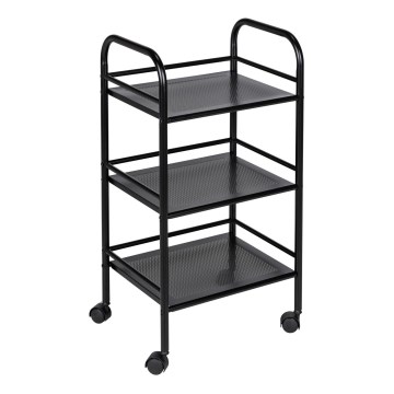 WENKO 71560800 - Rollwagen 41 x 75 cm, schwarz