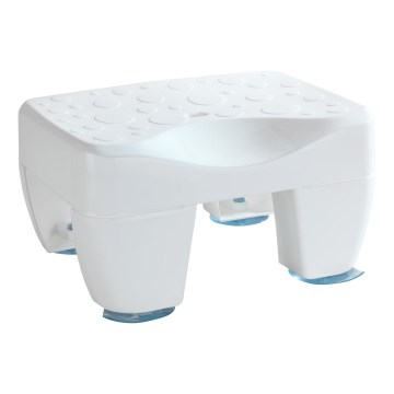 WENKO 73361100-Badewannenhocker SECURA 40 x 31 cm weiß/transparent