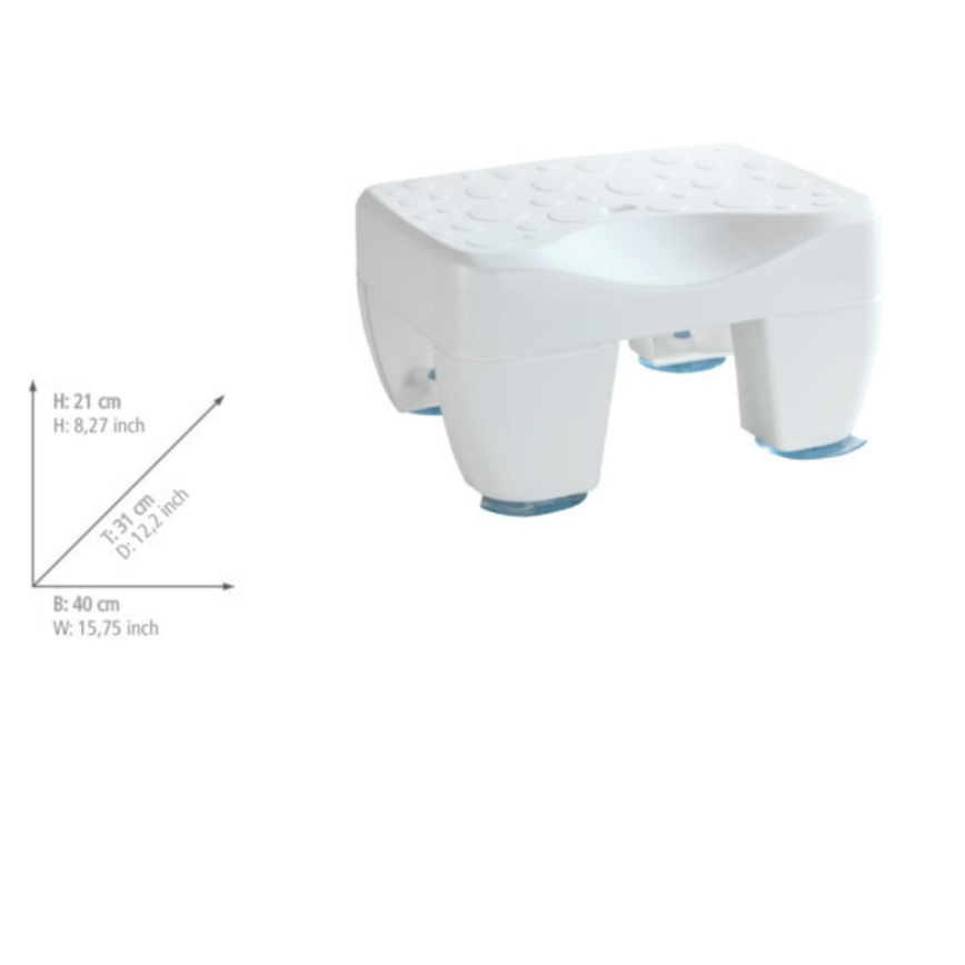 WENKO 73361100 - Wannenhocker SECURA 40x31 cm weiß