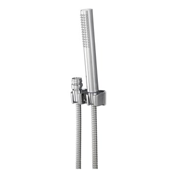 WENKO 81340100 - Duschstange DUO 170x2,7 cm glänzender Chrom/Silber/Grau