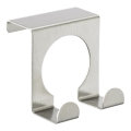 WENKO 8411100 - Haken 5x5 cm Edelstahl/silber