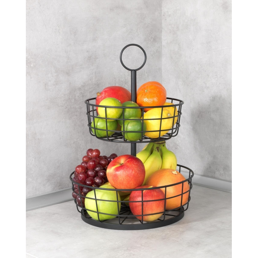 WENKO 88740800 - Korb LOFT 28x39 cm schwarz