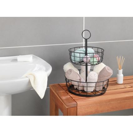 WENKO 88740800 - Korb LOFT 28x39 cm schwarz