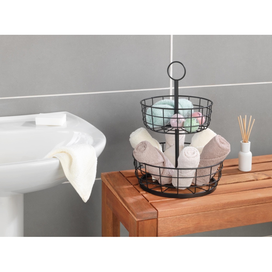 WENKO 88740800 - Korb LOFT 28x39 cm schwarz