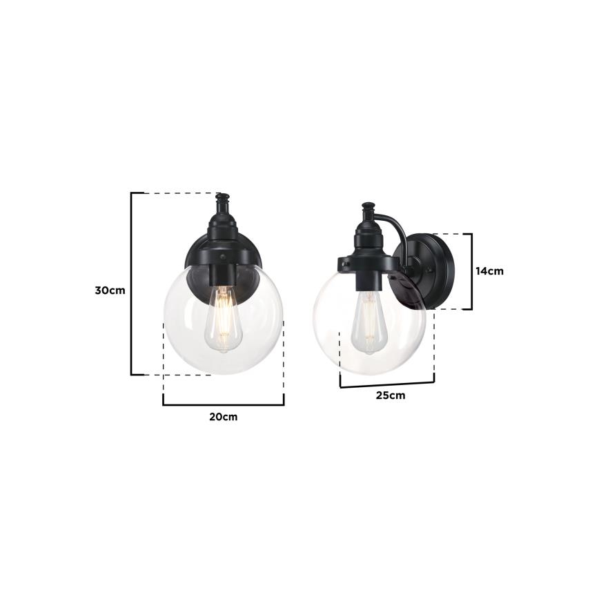 Westinghouse 61239 - Outdoor-Wandleuchte EDDYSTONE 1xE27/60W/230V IP44