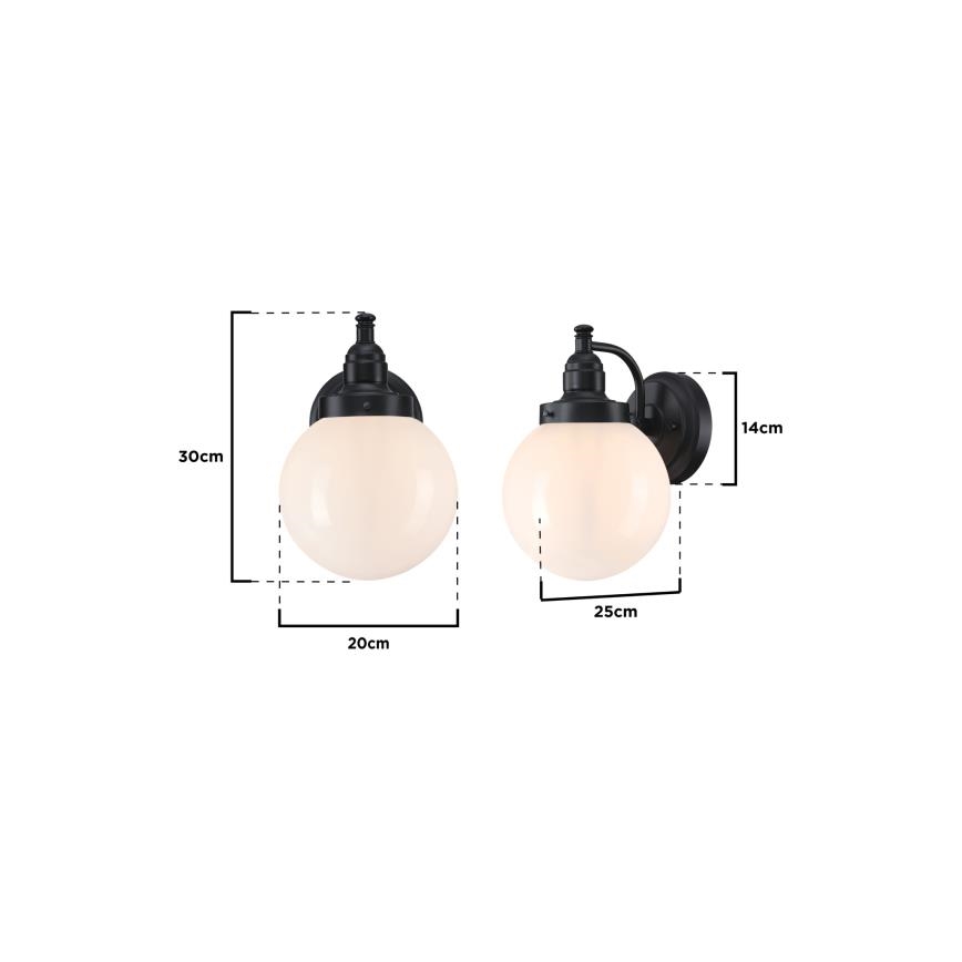 Westinghouse 61240 - Outdoor-Wandleuchte EDDYSTONE 1xE27/60W/230V IP44