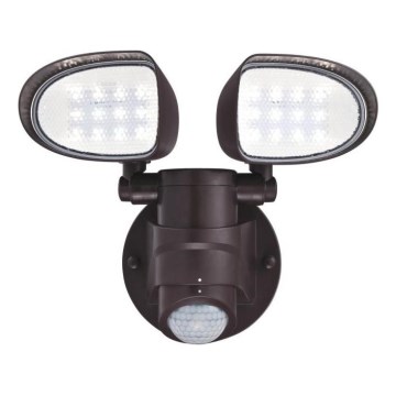 Westinghouse 63642 - LED-Außenstrahler mit Sensor 2xLED/8,75W/230V IP44