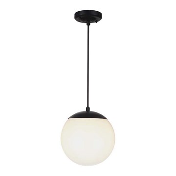 Wetterfeste Außen-Pendelleuchte an Kabel 1xE27/60W/230V Ø 20 cm IP44 schwarz