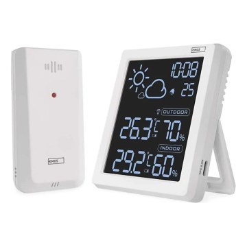 Wetterstation 5V 2xAAA + 2xAAA schwarz