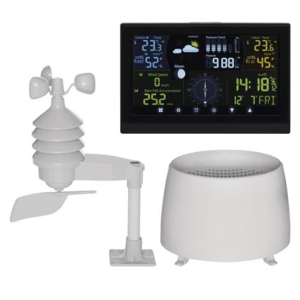 Wetterstation kabellos 5V/3×AAA + 4xAA