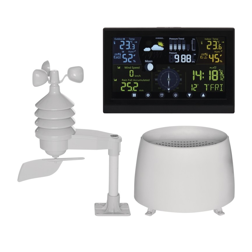 Wetterstation kabellos 5V/3×AAA + 4xAA