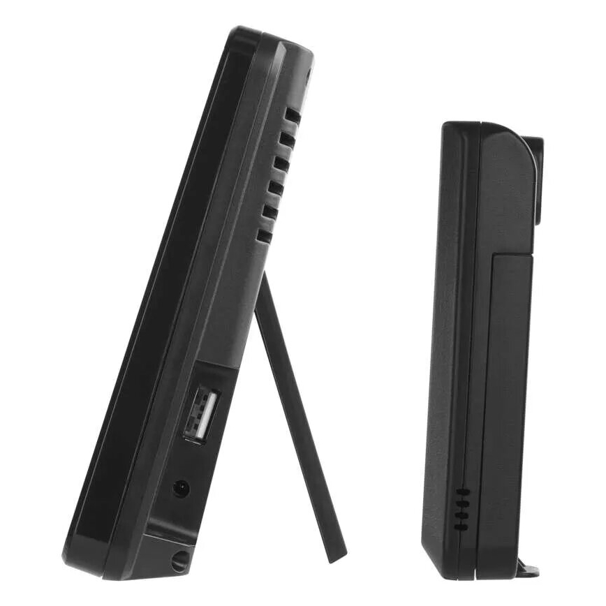 Wetterstation mit LCD-Display GoSmart 230V/3xAAA + 2×AAA Wi-Fi Tuya schwarz