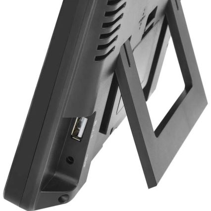 Wetterstation mit LCD-Display GoSmart 230V/3xAAA + 2×AAA Wi-Fi Tuya schwarz
