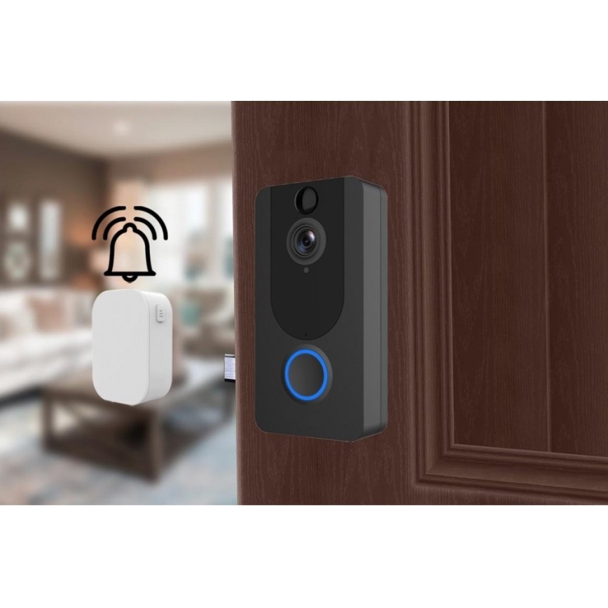 Wi-Fi-Funktürklingel mit Kamera 1080p IP64