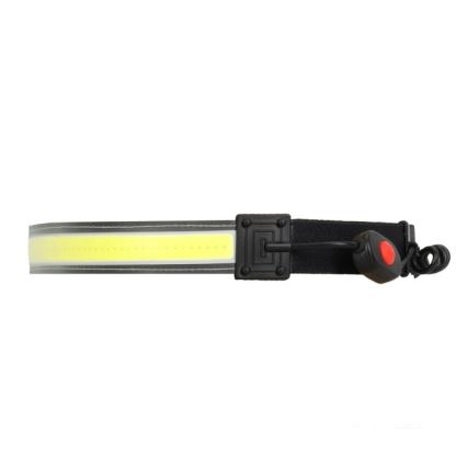 Wiederaufladbare LED-Stirnlampe 2×LED / 5 V, 180 lm, 900 mAh, schwarz