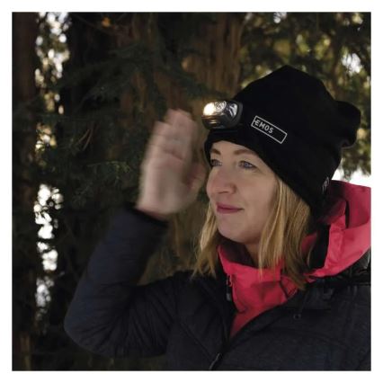 Wiederaufladbare LED-Stirnlampe, USB, 1200 mAh