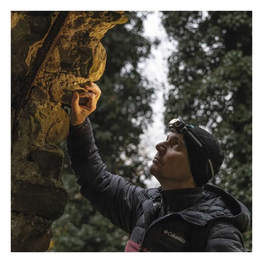 Wiederaufladbare LED-Stirnlampe, USB, 1200 mAh