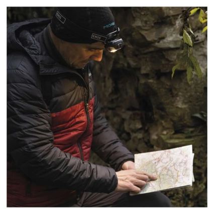 Wiederaufladbare LED-Stirnlampe, USB, 1200 mAh