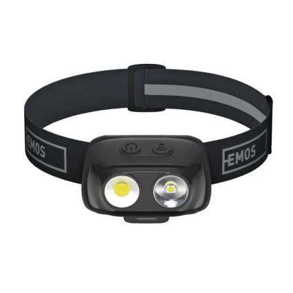 Wiederaufladbare LED-Stirnlampe, USB, 1200 mAh