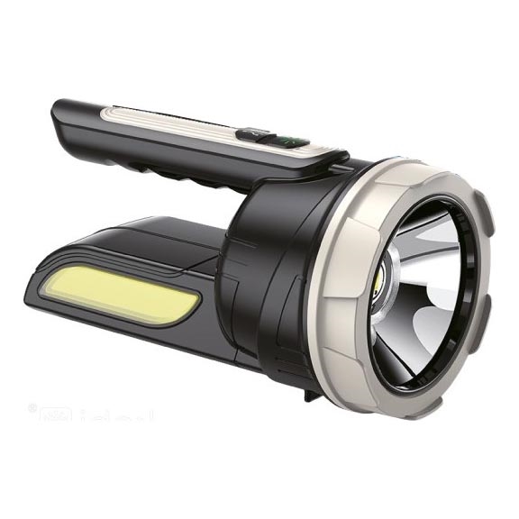 Wiederaufladbare LED-Taschenlampe 2xLED/3W/5V 210 lm 1200 mAh schwarz