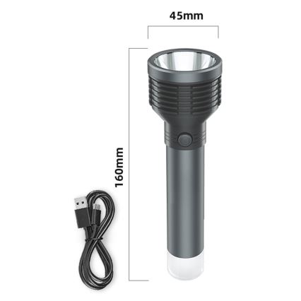 Wiederaufladbare LED-Taschenlampe LED/4,5W/3,7V 1200 mAh