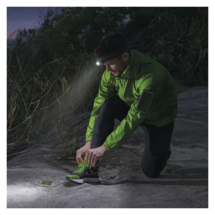 Wiederaufladbare LED‑Stirnlampe, USB, 1600 mAh, IPX6