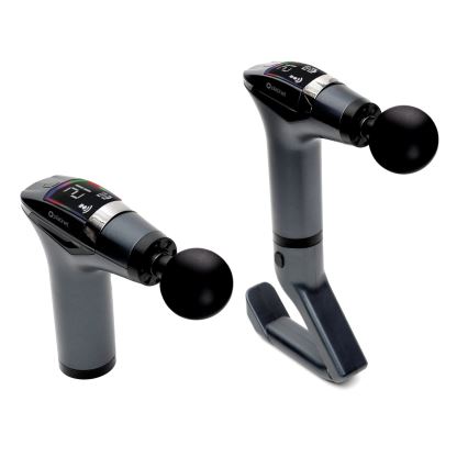 Wiederaufladbare Massagepistole mit 4 Köpfen und Riemen 25W/5V 1500 mAh