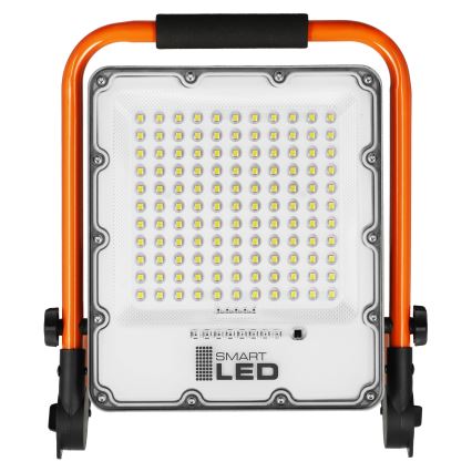 Wiederaufladbarer LED-Reflektor mit Stativ LED/50W/3,2V 4500K 5000 mAh IP65 orange