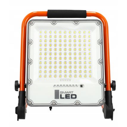 Wiederaufladbarer LED-Scheinwerfer mit Stativ LED/100W/3,2V 5000K 5000 mAh IP65 orange