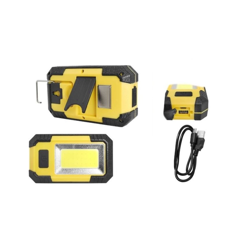 Wiederaufladbarer LED-Strahler LED/10W/4000 mAh 6000K IP44